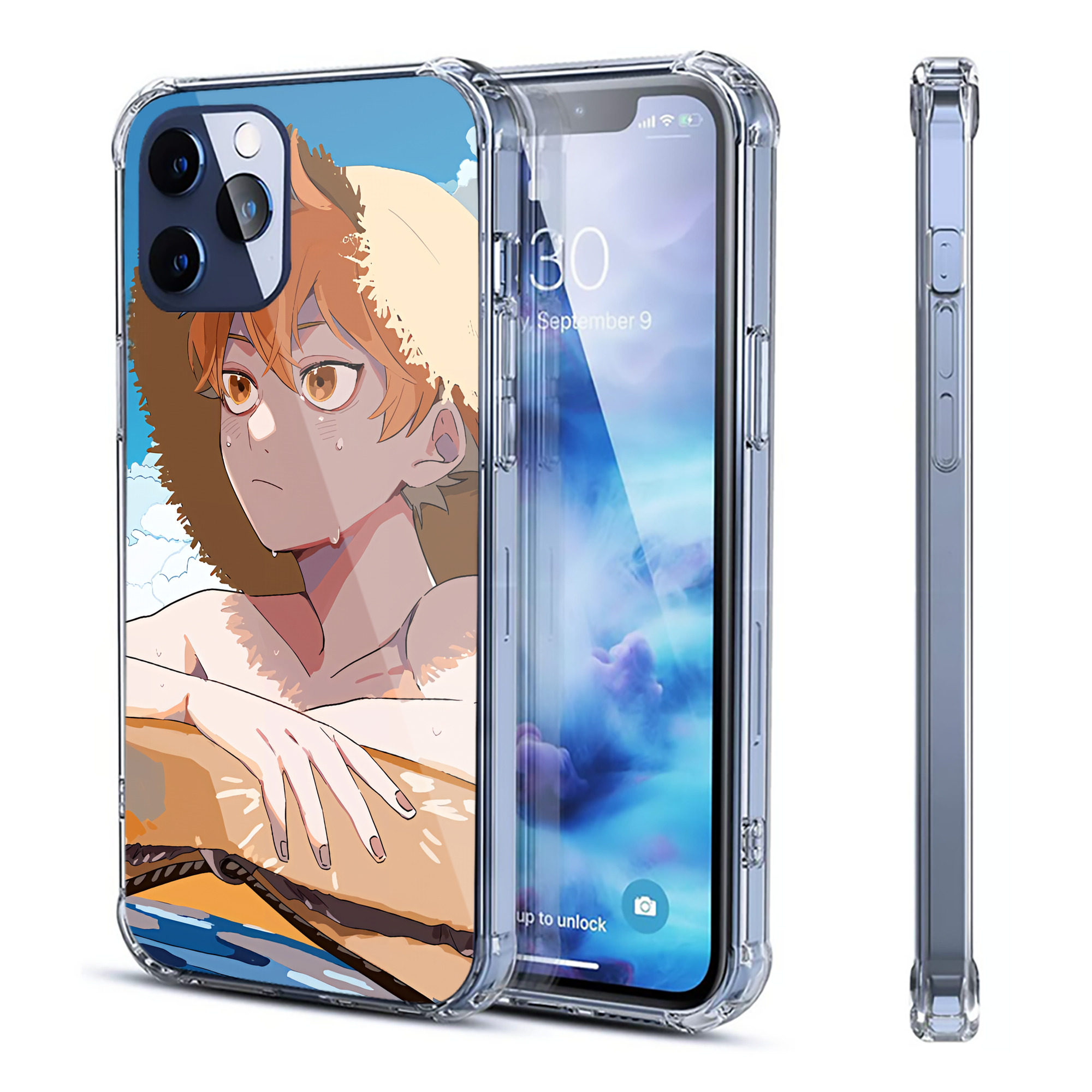 （画像用） ハイキュー!! Haikyu!! 【iPhone 12シリーズ対応】透明スマホケース（クリアソフトケース）